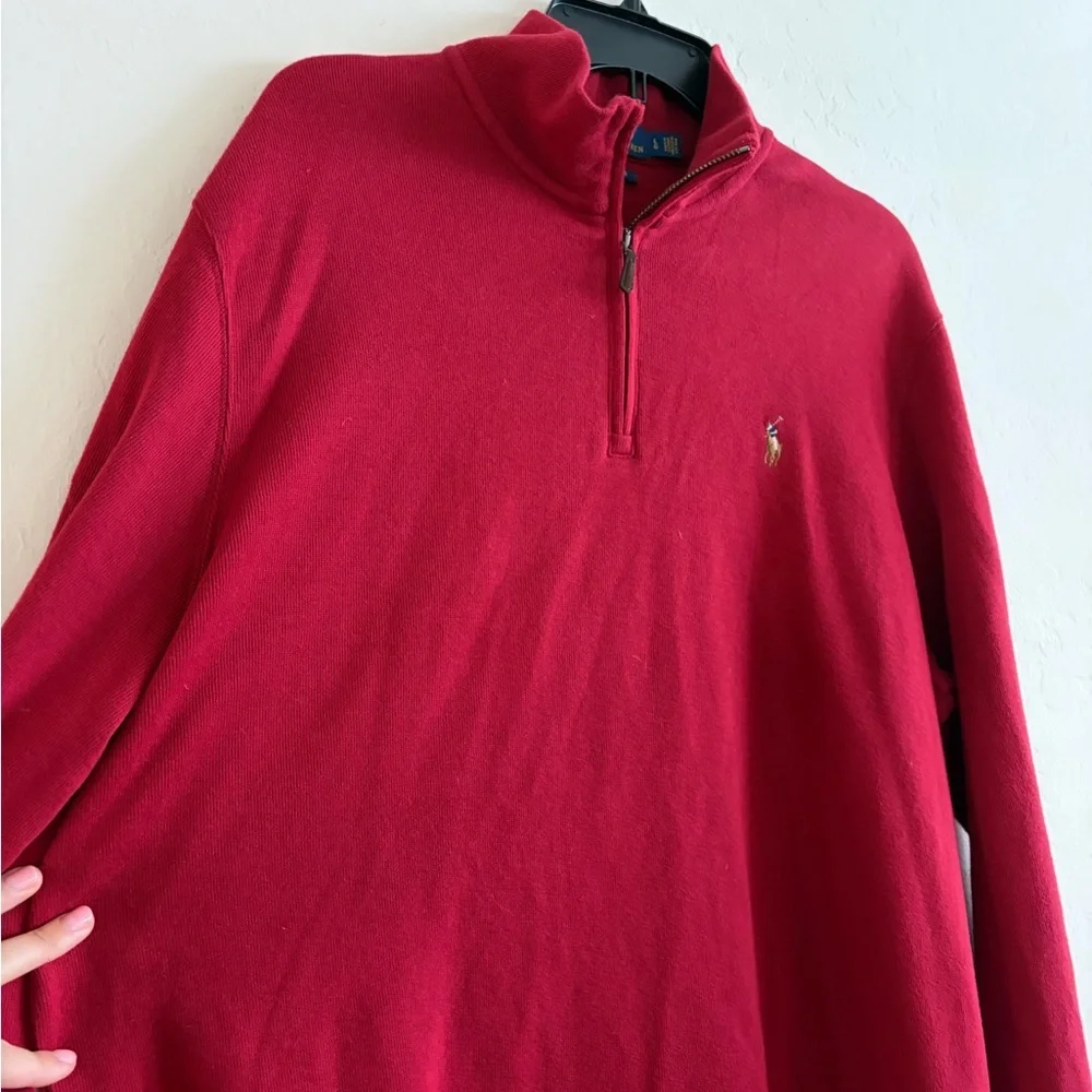 Polo Ralph Lauren Men's Estate-Rib L quarter zip